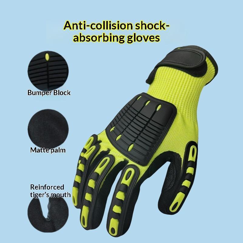 1 Paar schnitt- und stoßfeste, – Nitrile Mechanic Glove Bewertung und Preis