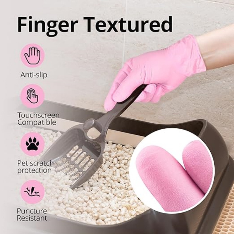 100-200 Stück Rosa Nitril-Einw – Nitrile Mechanic Glove Bewertung und Preis