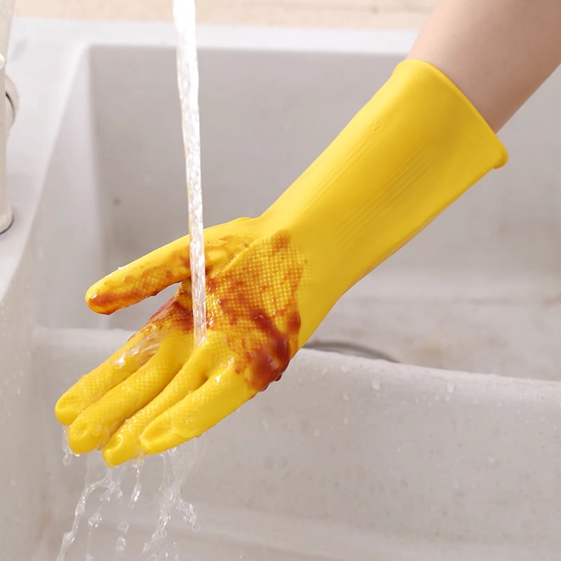 3 Paar Haushaltshandschuhe, Ha – Dish Glove Rubber Bewertung und Preis