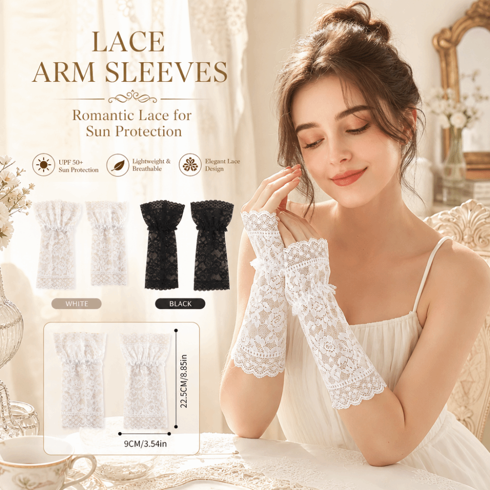 Spitzenrüschen, plissierte, ab – Fingerless Glove Knit Bewertung und Preis