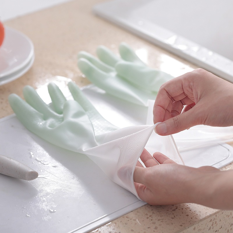 PVC Zweifarbige Spülhandschuhe – Dish Glove Rubber Bewertung und Preis