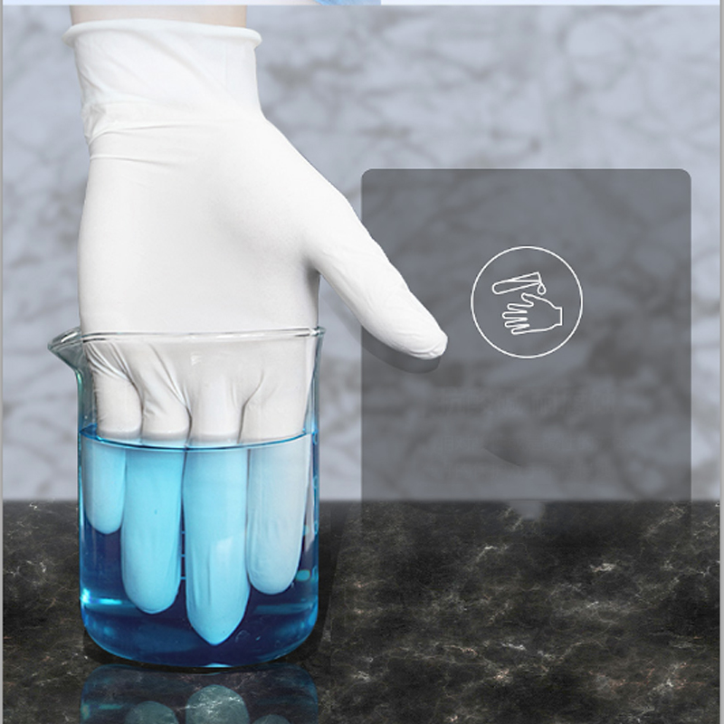 S/M/L/XL Weiße Einweg-Nitrilha – Dish Glove Rubber Bewertung und Preis