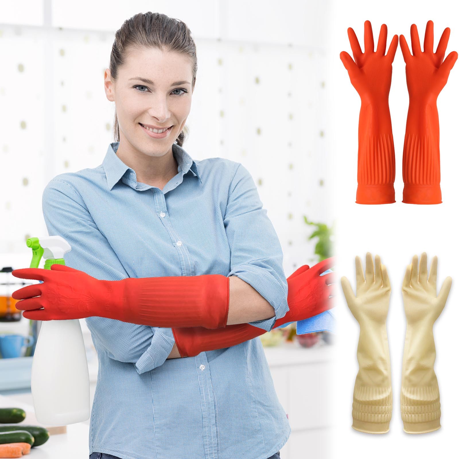 1 Paar flexible, bequeme Gummi – Dish Glove Rubber Bewertung und Preis