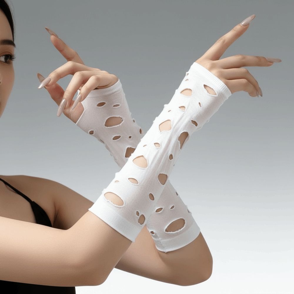 Ärmelüberzüge, zerrissene Arms – Fingerless Glove Knit Bewertung und Preis