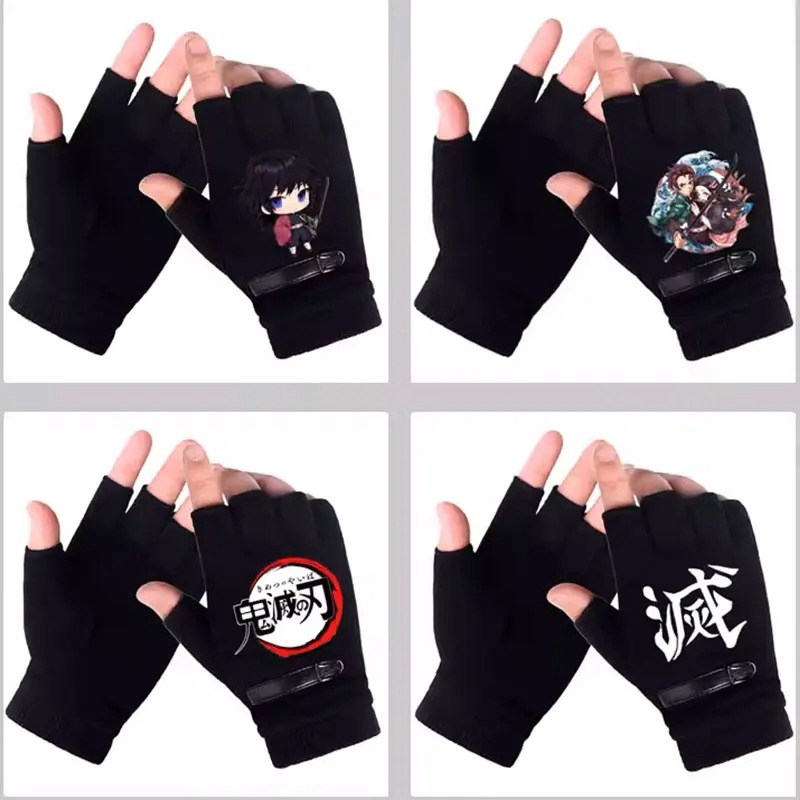Anime Dämon Slayer Student Hal – Fingerless Glove Knit Bewertung und Preis