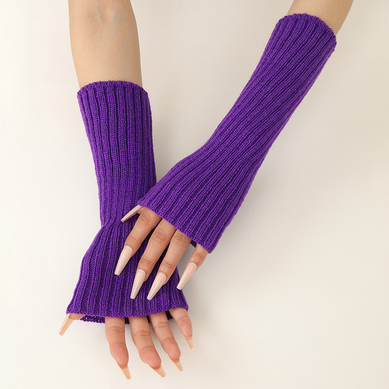 Bunte warme gestrickte Armstul – Fingerless Glove Knit Bewertung und Preis