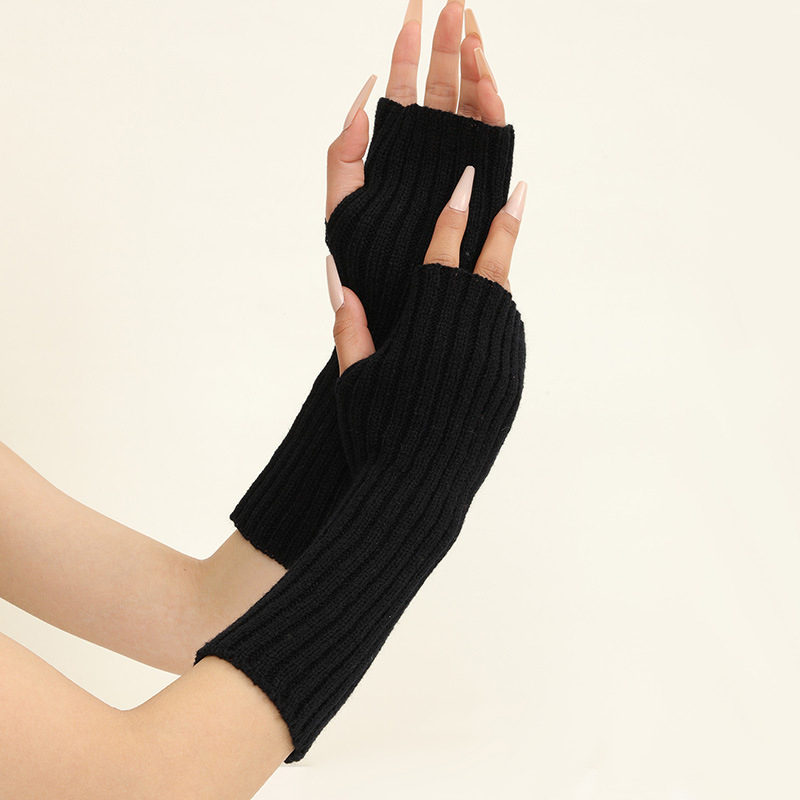Bunte warme gestrickte Armstul – Fingerless Glove Knit Bewertung und Preis
