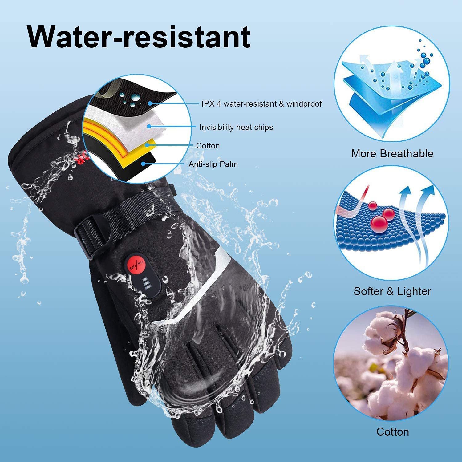 SNOW DEER Winter Beheizte Hand – Heat Resistant Glove Bewertung und Preis