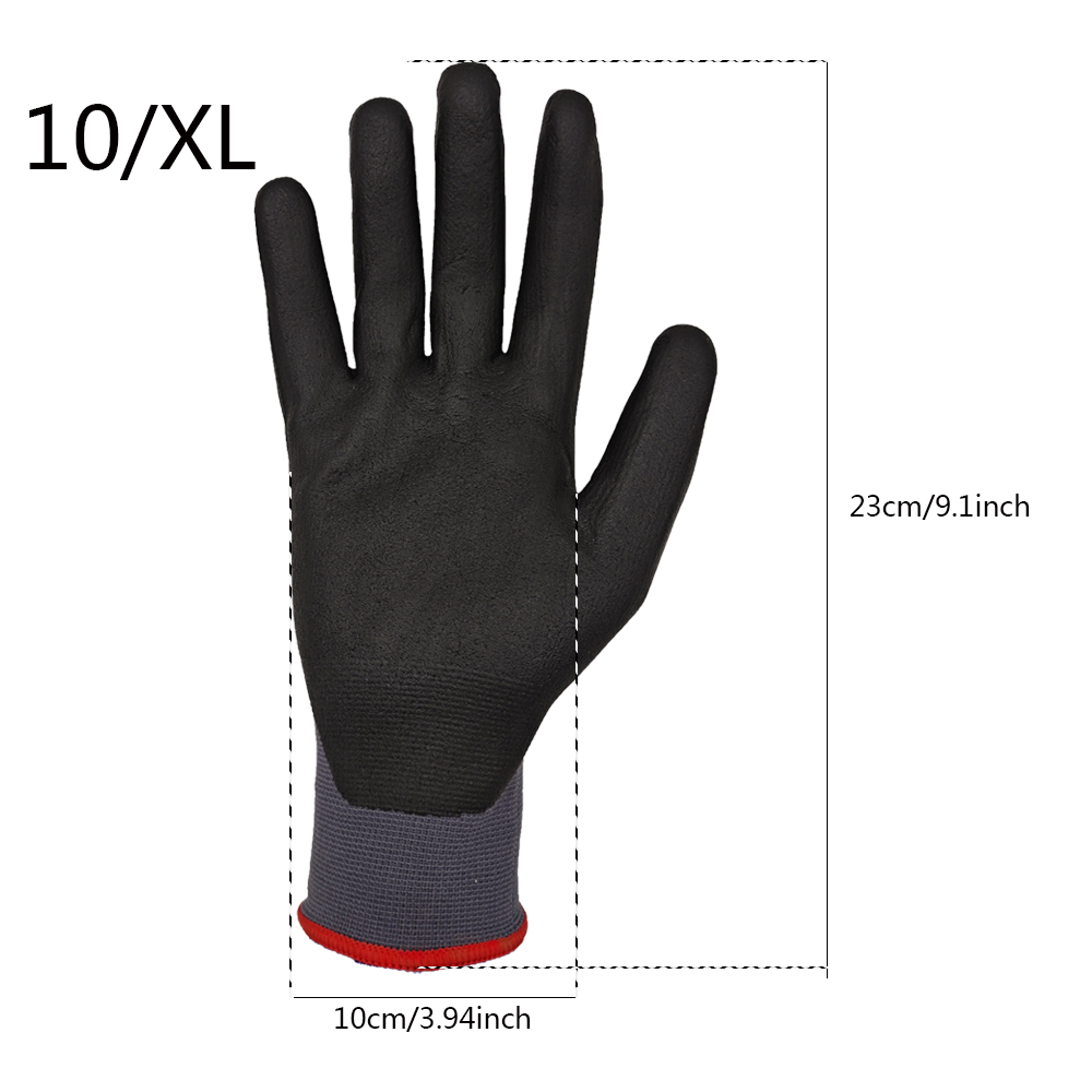 SAFETREE 10 Paar CE-Nylon-Sich – Nitrile Mechanic Glove Bewertung und Preis