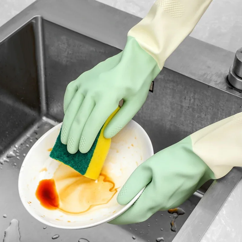 Verdickte Küchenhandschuhe, Ge – Dish Glove Rubber Bewertung und Preis
