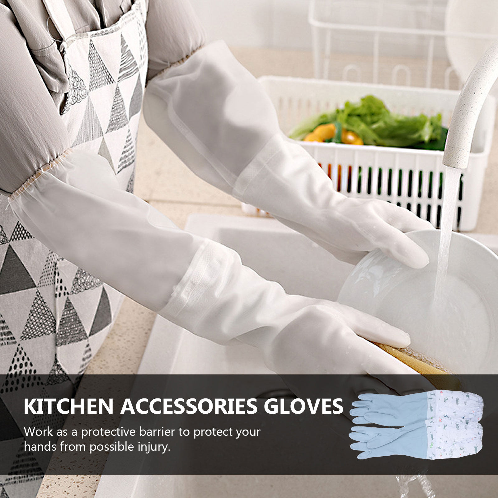 2 Paar wasserdichte Reinigungs – Dish Glove Rubber Bewertung und Preis